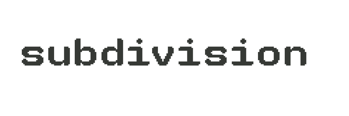 Subdivision